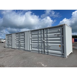 40ft High Cube Container with 3 Side Doors
