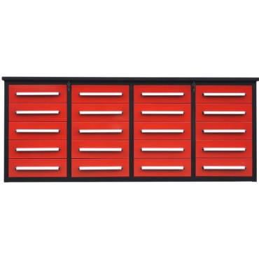 Steelman 7‘ armoire de rangement avec établi (20 tiroirs)