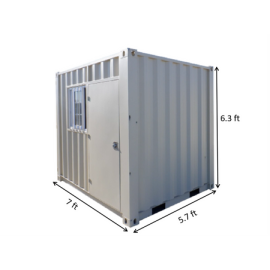 Petit conteneur d'expédition cubique de 7 pieds